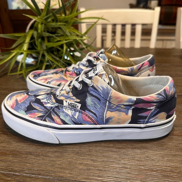 Vans Women's Era Doheny Palm Leaves Tropical Print Lace Up Sneakers Size 8 - Picture 3 of 9